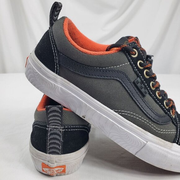 ❤Vans X Spitfire Men\'s Black/Flame Athletic Wheels Skate Old Skool Shoe Size 7.5 main image 14